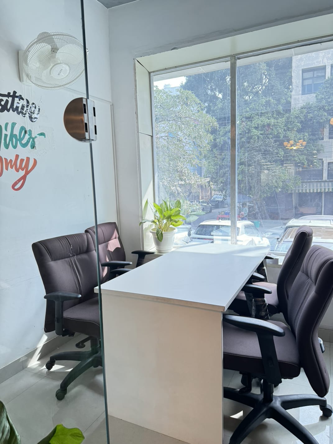 meeting room in coworking space
